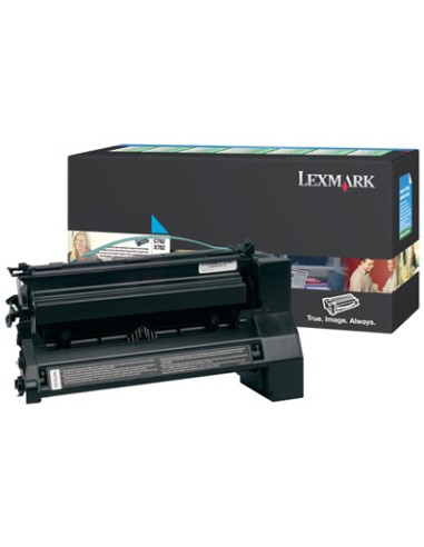 LEXMARK C-782/X-782 Cartucho de impresion Cian extra alto rendimiento retornable (15.000 pag)