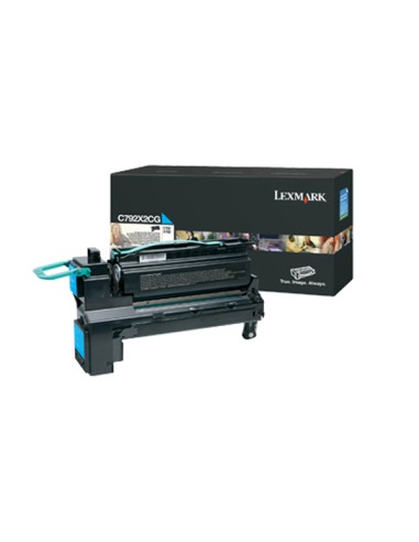Lexmark C792 Cartucho de impresion cian Extra Alto Rendimiento (20K)