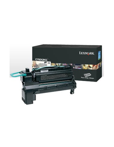 Lexmark C792 Cartucho de impresion negro Extra Alto Rendimiento (20K)