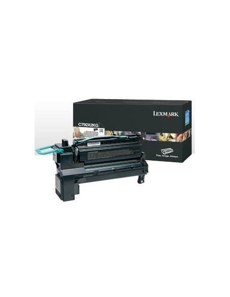 Lexmark C792 Cartucho de impresion negro Extra Alto Rendimiento (20K)