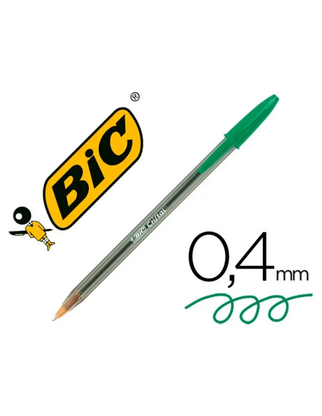 BOLIGRAFO BIC VERDE CRISTAL 8373629 (50)