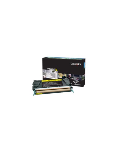 LEXMARK X-746/748 Toner Amarillo Retornable