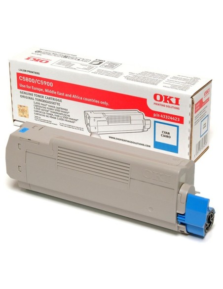 OKI C-5800/C-5900 Toner Cian-Desc