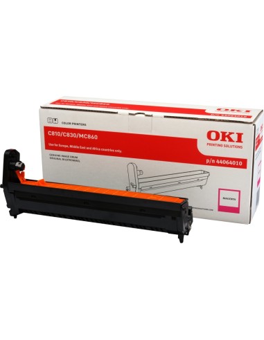 OKI C810 / C830 / MC860 / MC851/ MC851+ / C801 / C821 - 20.000 paginas Tambor Magenta