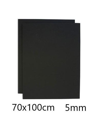 CARON PLUMA 70 X 100 CM ESPESOR 5MM NEGRO ARTEXO 1013004