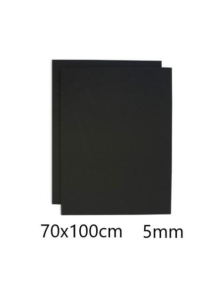 CARON PLUMA 70 X 100 CM ESPESOR 5MM NEGRO ARTEXO 1013004