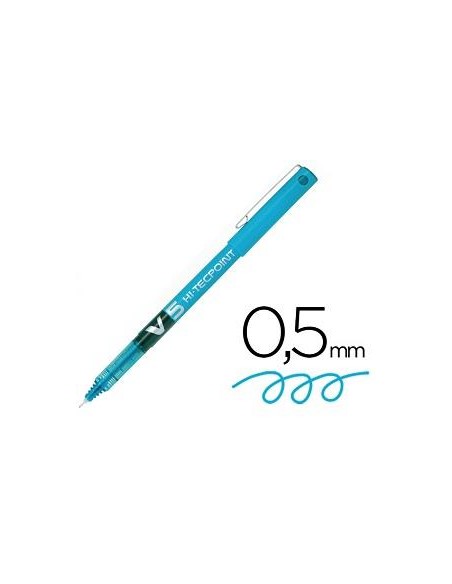 ROTULADOR PILOT V5 AZUL CLARO NV5AC/ BX-V5 (12)