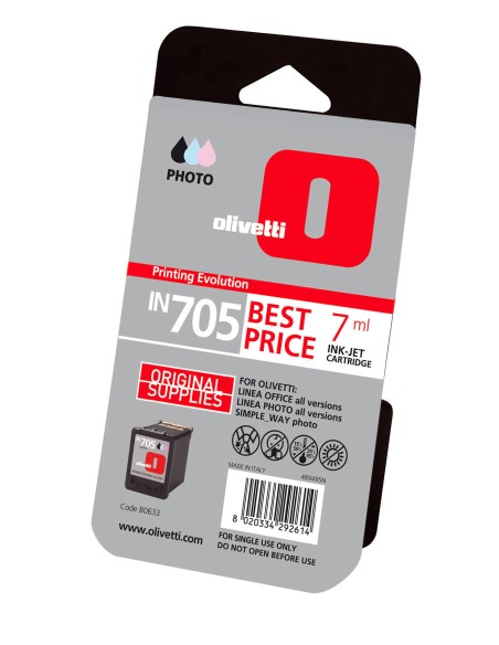 OLIVETTI 705 Linea Office/Office Wifi/Photo/Simple Way Photo, tinta photo capacidad standard