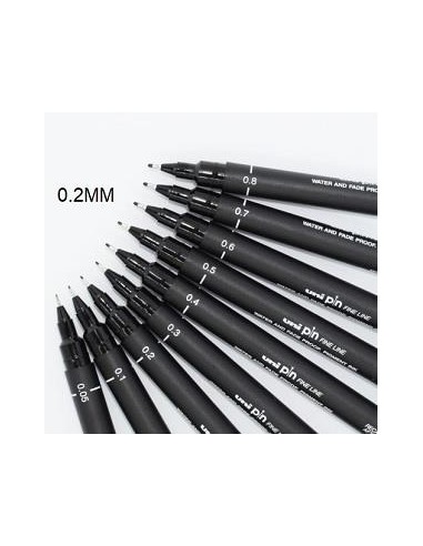 ROTULADOR CALIBRADO 0.2  UNIBALL 288985000 (12)