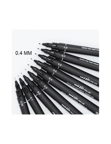 ROTULADOR CALIBRADO 0.4 UNIBALL  289165000 (12)