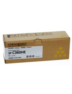 RICOH Print Cartridge Yellow SP C360HE