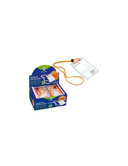 IDENTIFICADORES CON CORDON NARANJA FINO 105 X 70 POESSA 318672 (25)