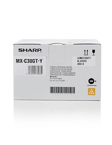 SHARP  Toner MXC300W MXC250F amarillo  6000 PAGINAS