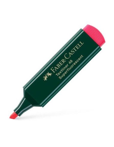 ROTULADOR FLUOR FABER ROJO 154821 (10)