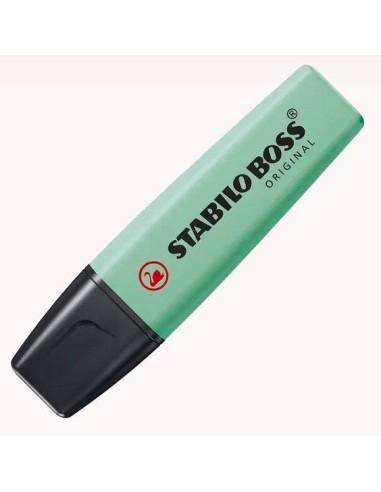 ROTULADOR FLUORESCENTE STABILO BOSS PASTEL VERDE 70/116 (10)