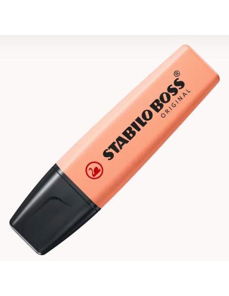 ROTULADOR FLUORESCENTE STABILO BOSS PASTEL NARANJA 70/126 (10)