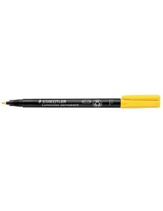 ROTULADOR  STAEDTLER  LUMOCOLOR FINA 318-1 AMARILLO (10)