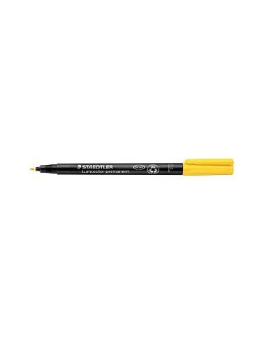 ROTULADOR  STAEDTLER  LUMOCOLOR FINA 318-1 AMARILLO (10)
