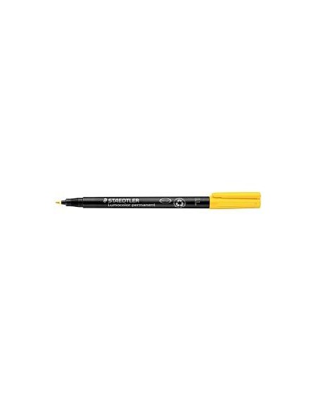 ROTULADOR  STAEDTLER  LUMOCOLOR FINA 318-1 AMARILLO (10)