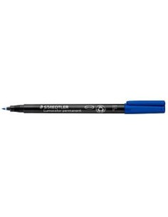ROTULADOR STAEDTLER LUMOCOLOR   FINA 318-3 AZUL  (10)
