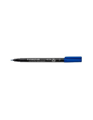 ROTULADOR STAEDTLER LUMOCOLOR   FINA 318-3 AZUL  (10)