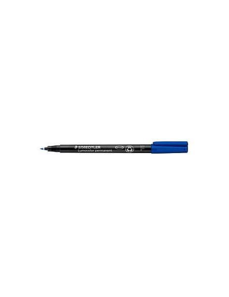 ROTULADOR STAEDTLER LUMOCOLOR   FINA 318-3 AZUL  (10)