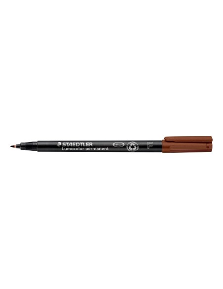 ROTULADOR STAEDTLER LUMOCOLOR FINA 318-7 MARRON  (10)