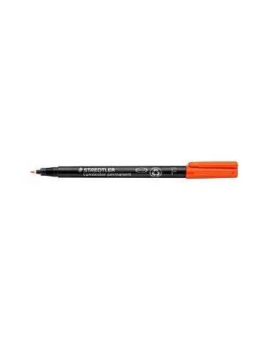 ROTULADOR STAEDTLER LUMOCOLOR FINA 318-4 NARANJA  (10)