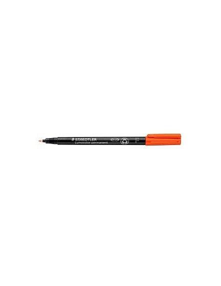 ROTULADOR STAEDTLER LUMOCOLOR FINA 318-4 NARANJA  (10)