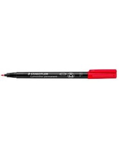 ROTULADOR STAEDTLER LUMOCOLOR FINA 318-2 ROJO  (10)