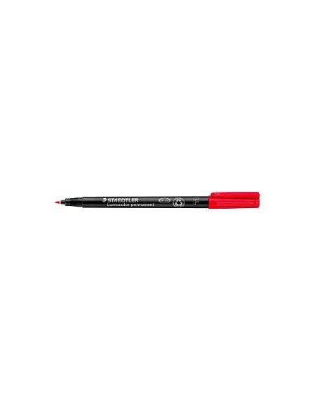 ROTULADOR STAEDTLER LUMOCOLOR FINA 318-2 ROJO  (10)