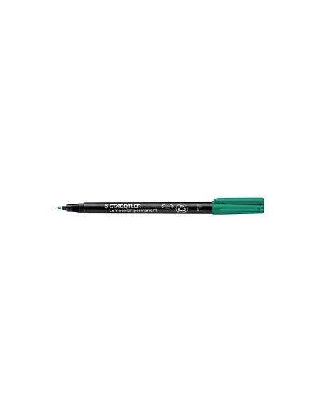 ROTULADOR STAEDTLER LUMOCOLOR  FINA 318-5 VERDE  (10)