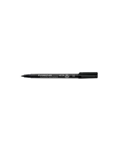 ROTULADOR STAEDTLER LUMOCOLOR MEDIA  317-9 NEGRO (10)