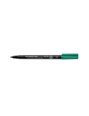 ROTULADOR STAEDTLER LUMOCOLOR MEDIA 317-5 VERDE (10)