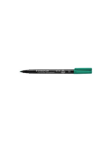 ROTULADOR STAEDTLER LUMOCOLOR MEDIA 317-5 VERDE (10)