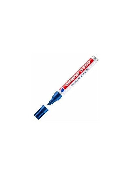 ROTULADOR EDDING AZUL BISELADO 3300-003 (10)