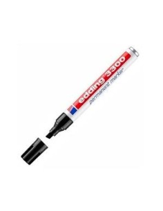 ROTULADOR EDDING NEGRO BISELADO 3300-001 (10)