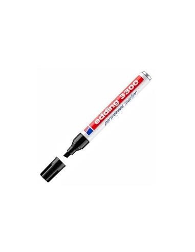 ROTULADOR EDDING NEGRO BISELADO 3300-001 (10)