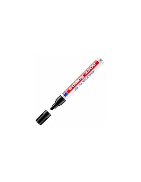 ROTULADOR EDDING NEGRO BISELADO 3300-001 (10)