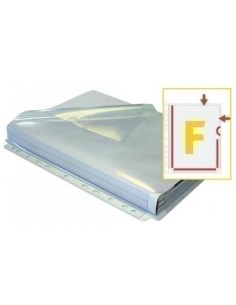 FUNDAS PVC FUELLE EN F MULTITALADRO GRAFOPLAS 05860000 POR UNIDAD