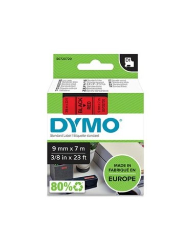 CINTA DYMO 9MMX7M NEGRO/ROJO 40917 NEWELL S0720720