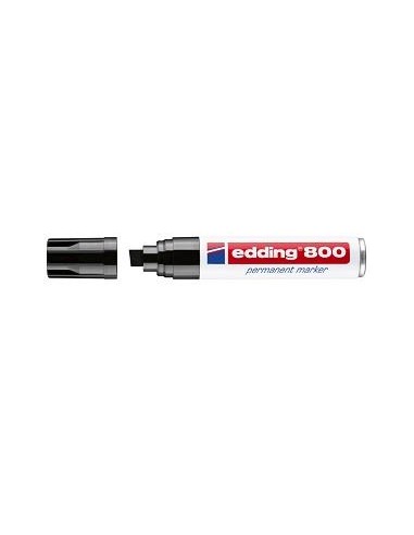 ROTULADOR EDDING PUNTA BISELADA GRUESA NEGRO  800-001 (5)