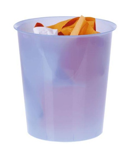 PAPELERA TRANSLUCIDA AZUL A2000  REF.2001AZTL