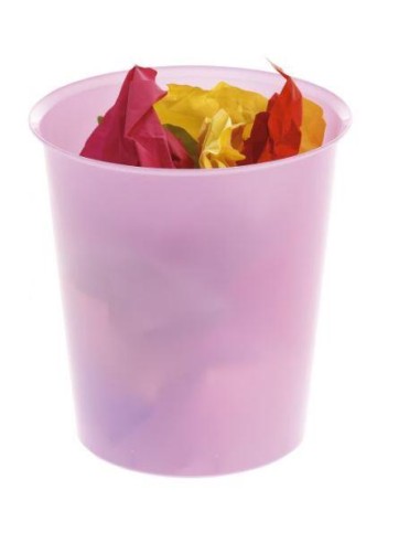 PAPELERA TRANSLUCIDA MALVA  2001TL A2000 REF.2001MLTL