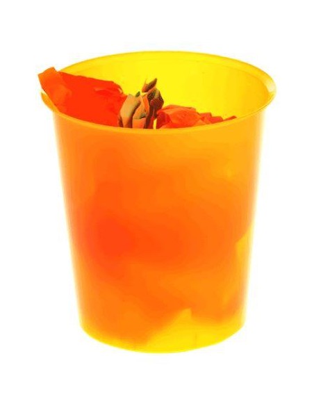 PAPELERA TRANSLUCIDA NARANJA A2000 2001TL  REF.2001NATL