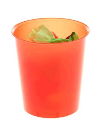 PAPELERA TRANSLUCIDA ROJO A2000  2001TL REF.2001RJTL