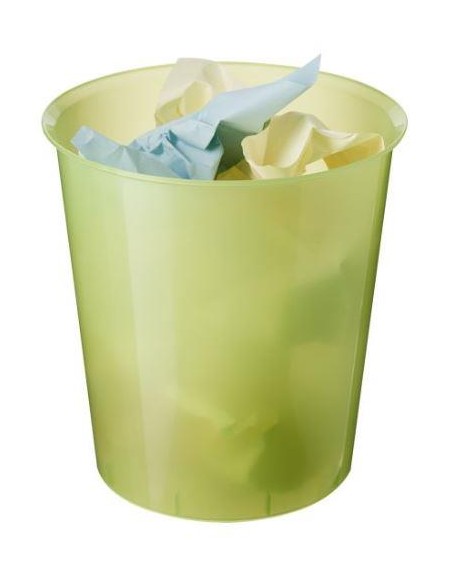 PAPELERA TRANSLUCIDA VERDE KIWI A2000  2001TL REF.2001kWTL
