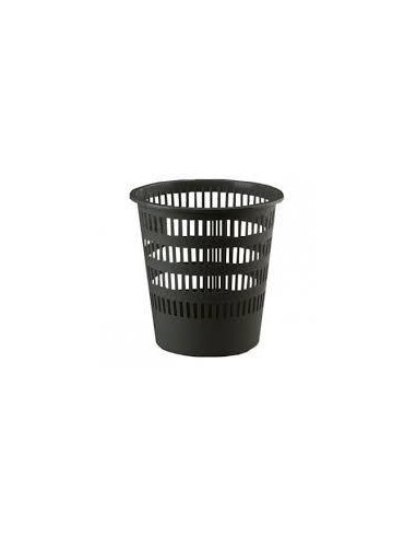 PAPELERA REJILLA GRANDE 16 LITROS FAIBO NEGRA 306-02