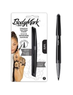ROTULADOR BODYMARK DE TATTOO TEMPORAL NEGRO BIC 992598