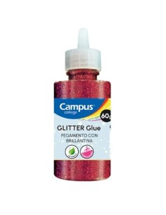 PEGAMENTO GLITTER CON BRILLANTINA ROJO 60GR MAKROPAPER 862124